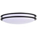 NUVO LED GLAMOUR BL 24" FLUSH 62-1738