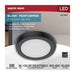 NUVO BLINK 8W LED 5" ROUND BLACK 62-1901