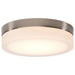 NUVO PI LED 9" FLUSH BRUSHED NICKEL 62-558