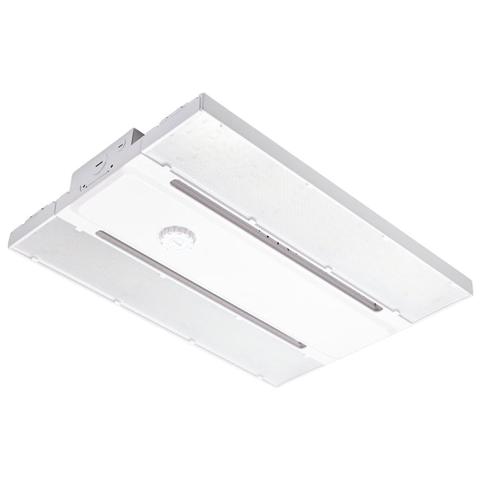 LED Linear High-Bay With Interchangeable Lens - 110W/130W/155W Wattage Selectable - 3K/4K/5K CCT Selectable