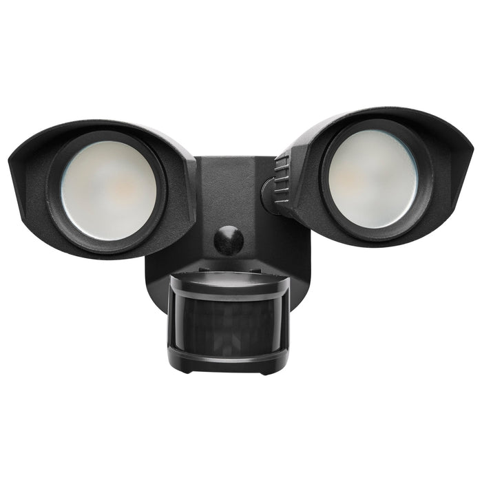 LED DUAL HEAD SECURITY LIGHT W/SENSOR - 3000K