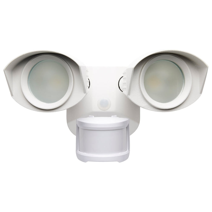 LED DUAL HEAD SECURITY LIGHT W/SENSOR - 4000K