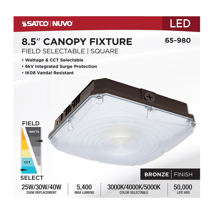 8.5" LED SELECTABLE CANOPY