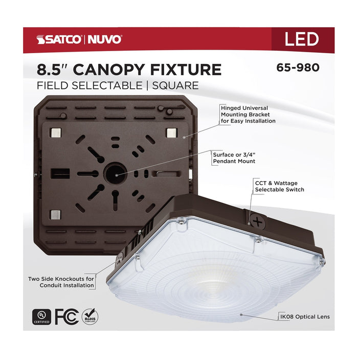 8.5" LED SELECTABLE CANOPY