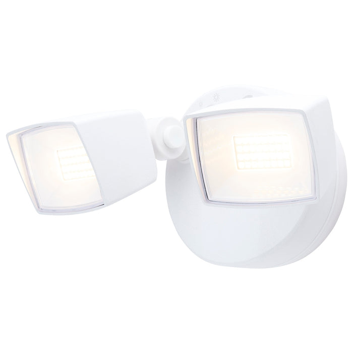 LED Security Light - Dual Head - Field Selectable