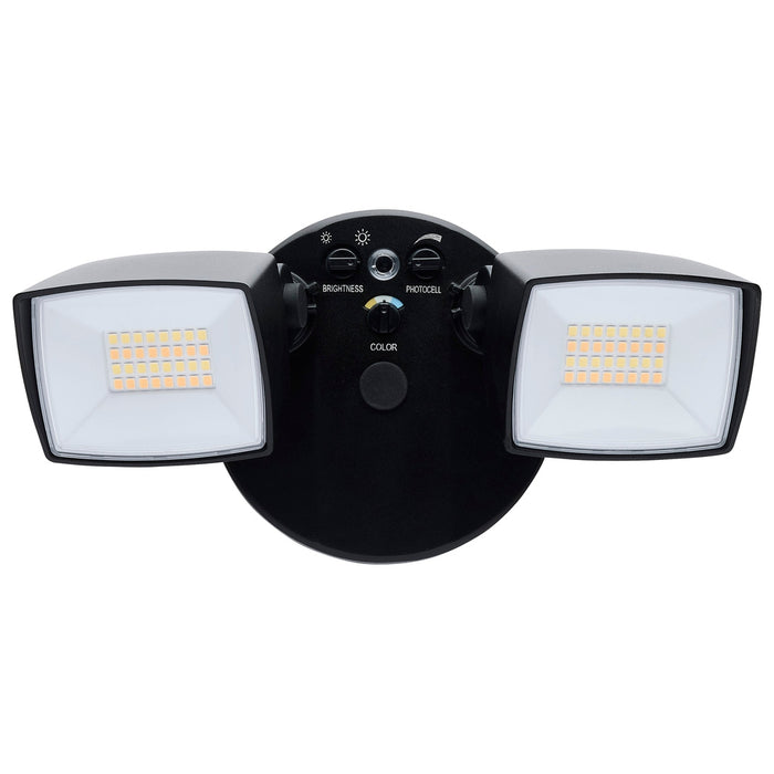 LED Security Light - Dual Head - Field Selectable