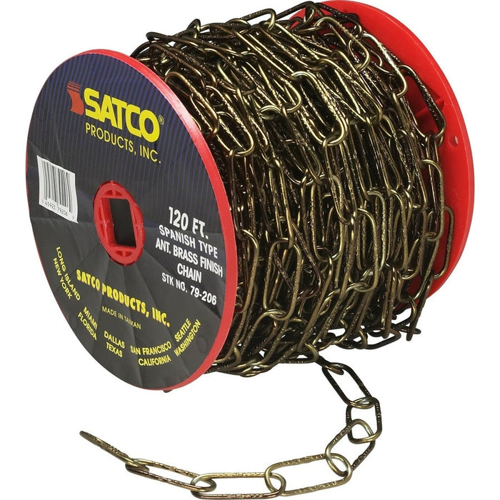 SATCO 40 YD. ANT BR SPANISH CHAIN RE 79-206