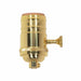 SATCO PL CAST BRASS 3WAY SKT 1/8 CAP 80-1046