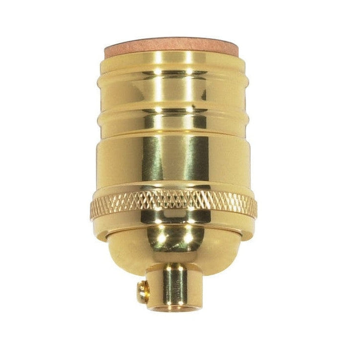 SATCO PL CAST BRASS S. KEYLESS SKT 80-1054