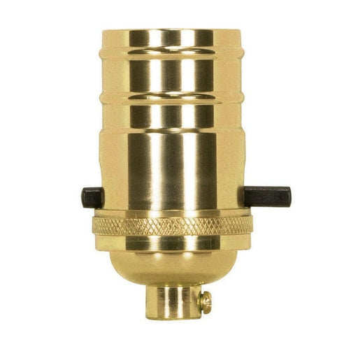 SATCO PL CAST BRASS PUSH THRU SKT 80-1432