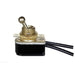 SATCO BRASS ON-OFF TOOGLE SWITCH 80-1767