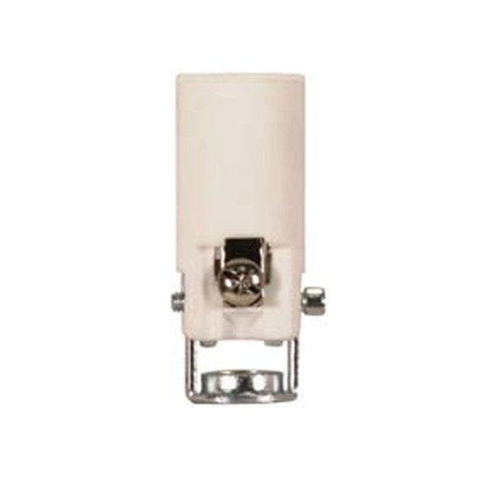 SATCO 1 1/2" OH PORC CANDELABRA SKT 80-1893