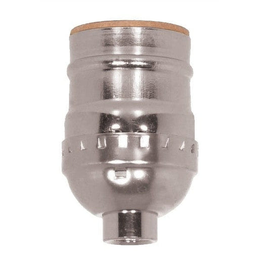 SATCO NICKEL KEYLESS SOCKET W/ 1/4IP 80-1981