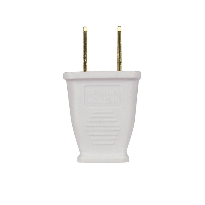 SATCO WHITE PLUG 2 POLE 2 WIRE 80-2410