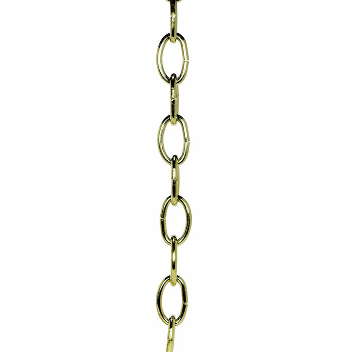 SATCO 1 YD 4 GA BRASS FIN CHAIN 90-080