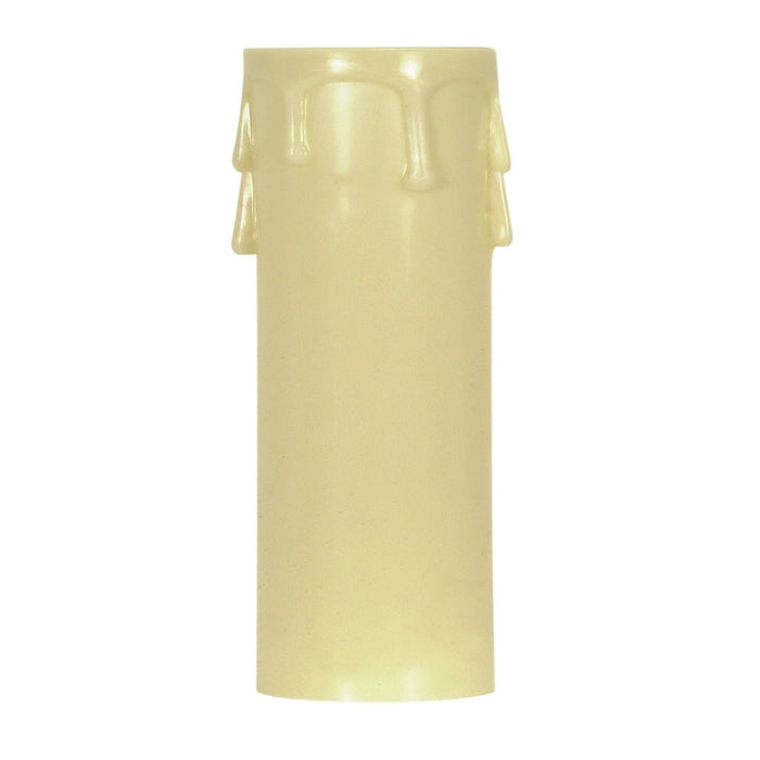 SATCO 3" ED. CANDLE COVER IVORY/IV D 90-1516