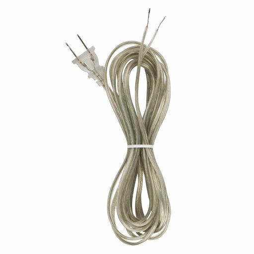 SATCO 15' CLEAR SILVER CORD SET SPT- 90-1532