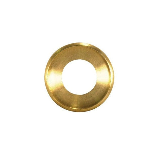 SATCO 1 3/8" BRASS CHECKRING UNF 1/4 90-1615