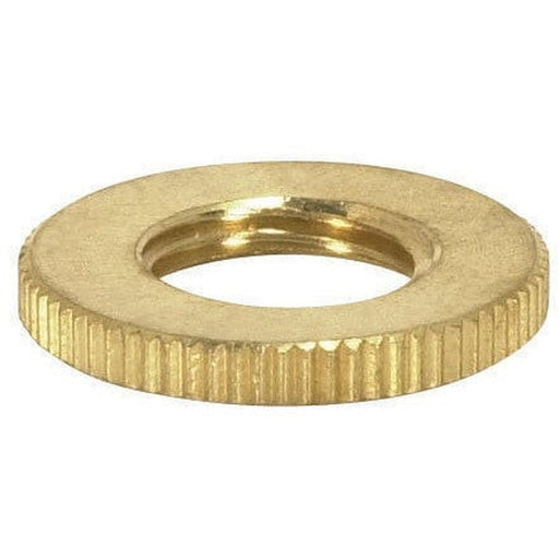 SATCO 3/4" BRASS RND KN LOCKNUT UNF 90-1623