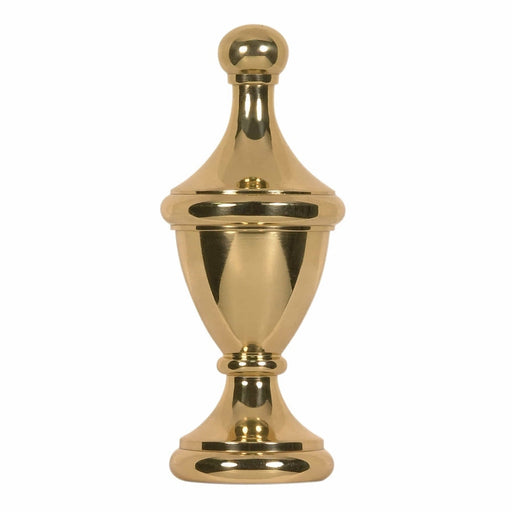 SATCO PB FINISH LARGE URN FINIAL 90-1734