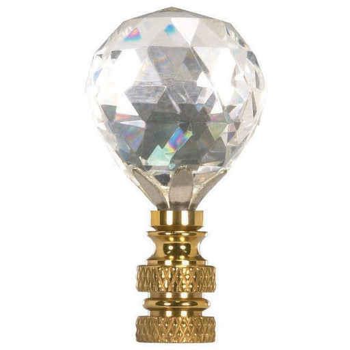 SATCO PF8413 BALL CUT CRYSTAL FINIAL 90-1736