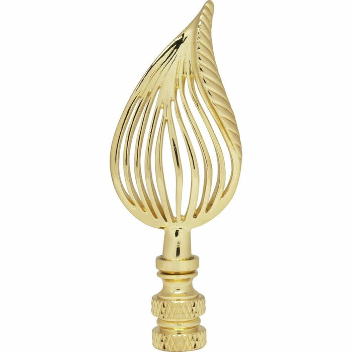 SATCO PF8028 LEAF BRASS FINIAL 90-1743