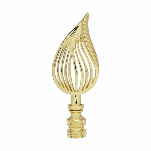 SATCO PF8028 LEAF BRASS FINIAL 90-1743