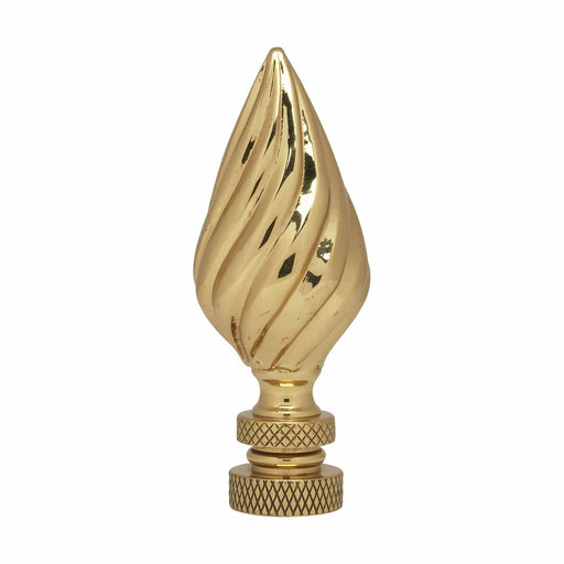 SATCO PF9035 FLAME RIBBED BRASS FIN 90-1744