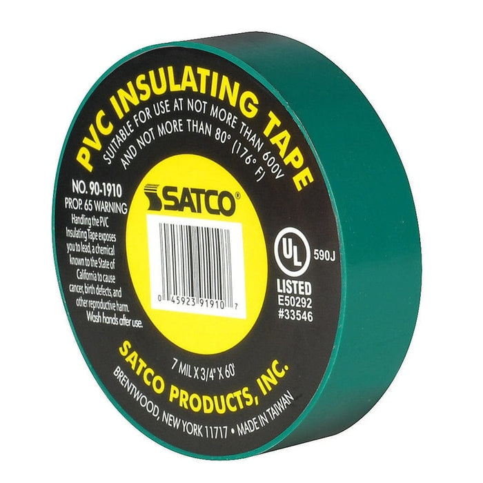 SATCO GREEN ELEC TAPE 60 FT. 3/4" 90-1910