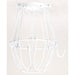 SATCO BULB CAGE WHITE 90-1917