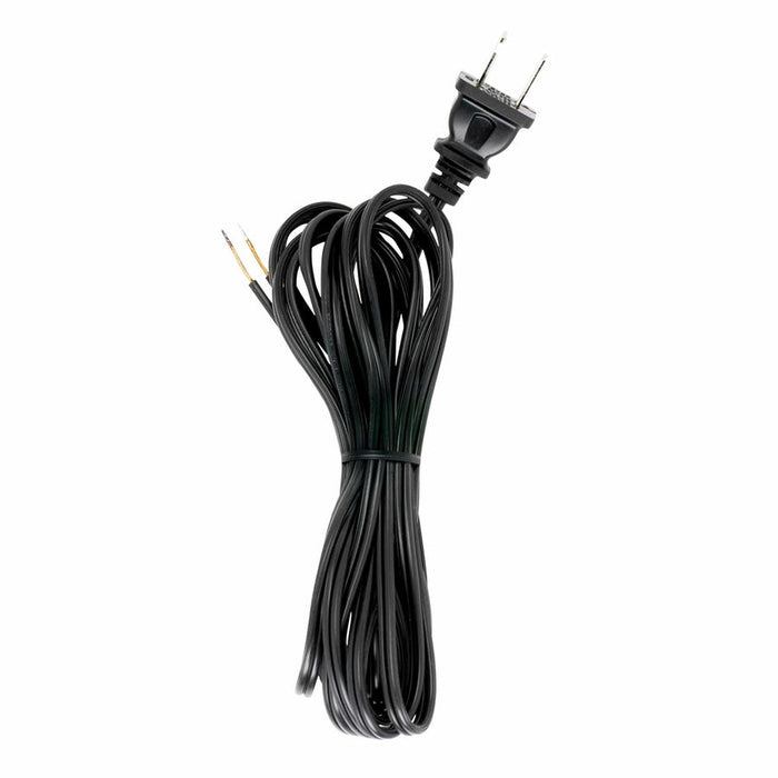 SATCO 12 FT BLK 18/2 SPT 1 CORD SET 90-2034