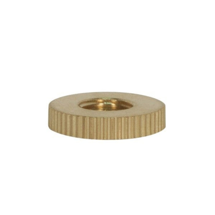 SATCO 7/8" KNURLED SOLID BRASS CHECK 90-2439