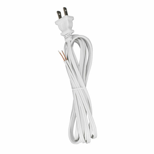 SATCO 10 FT #18/2 SPT-1 105 WHT CORD 90-2460