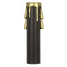 SATCO 4" BLK/GOLD DRIP CAND. CANDLE 90-374