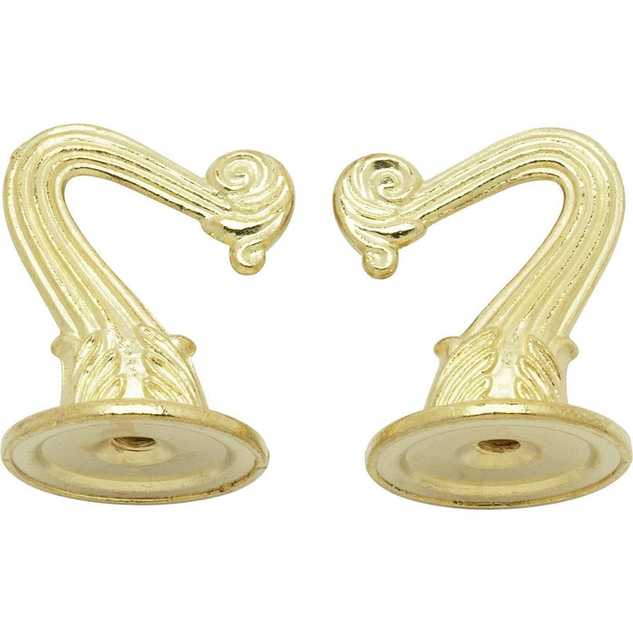 SATCO 2 BRASS FIN HOOKS & HDWR 90-450