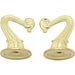 SATCO 2 BRASS FIN HOOKS & HDWR 90-450