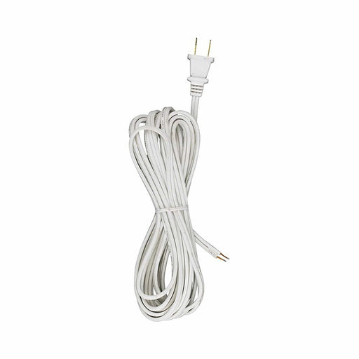 SATCO 15' WHT SET W/MOLDED PLUG 90-491