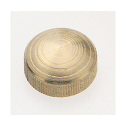 SATCO 1/8 BRASS FIN BRACKET CAP 90-551