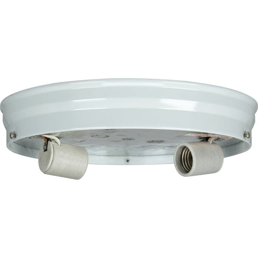 SATCO 10" WHITE WIRED PAN 90-685