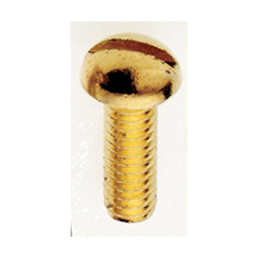 SATCO 1/2" BRASS PLATE 8/32 R.H. SCR 90-722