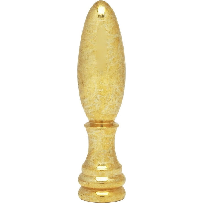 SATCO 2 1/4" FINIAL BRASS FINISH 90-838