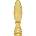 SATCO 2 1/4" FINIAL BRASS FINISH 90-838