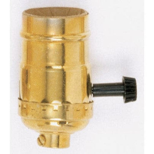 SATCO 3 WAY BRASS TURN KNOB SOCKTS 90-867