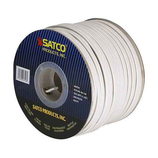 SATCO 250' SPOOL 18/2-SPT2/105 WHIT 93-126