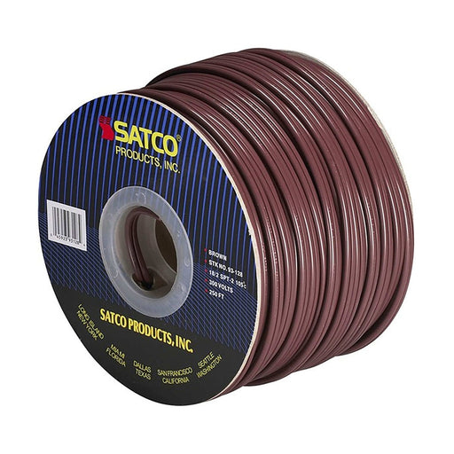 SATCO 250' SPOOL 18/2-SPT-2 105 BRO 93-128