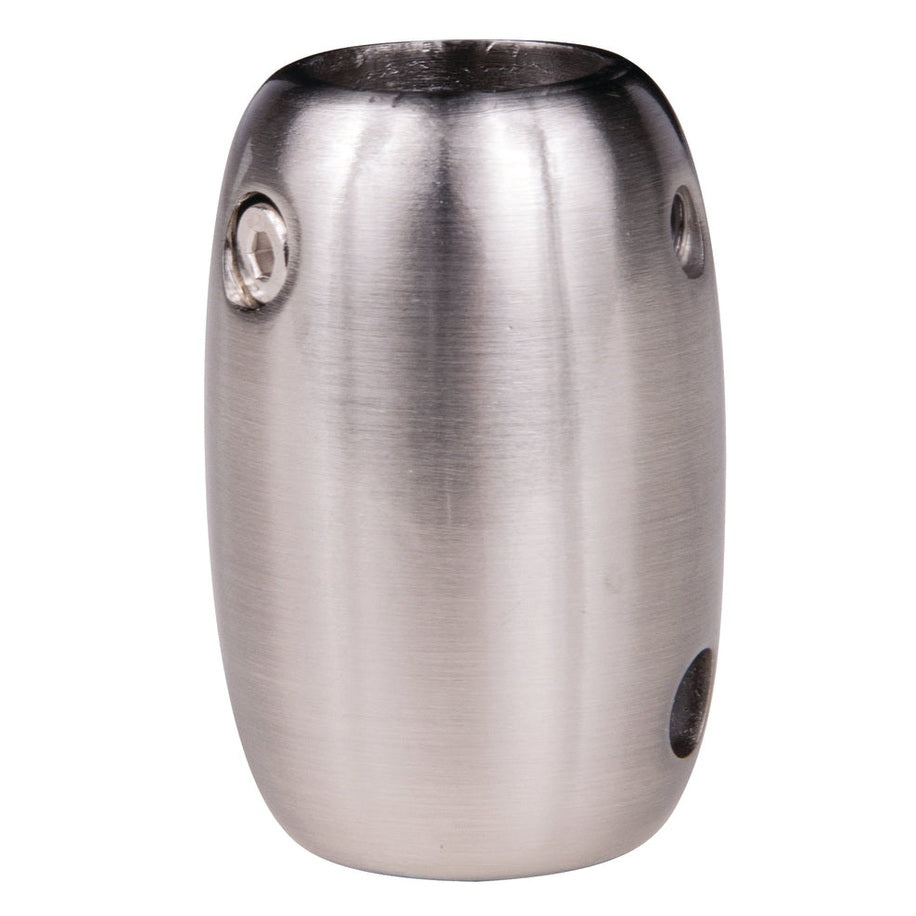Craftmade 1/2" Downrod Coupler in Brushed Polished Nickel