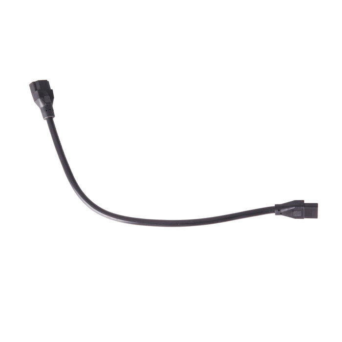 9" Under Cabinet Light Connector Cord in Black