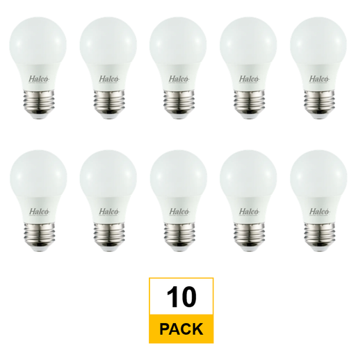 Halco LED A15 Bulb 5.5W 5000K 40W-Equiv 420L (450 Nominal) E26 Base Dimmable (10-Pack) 85135-10