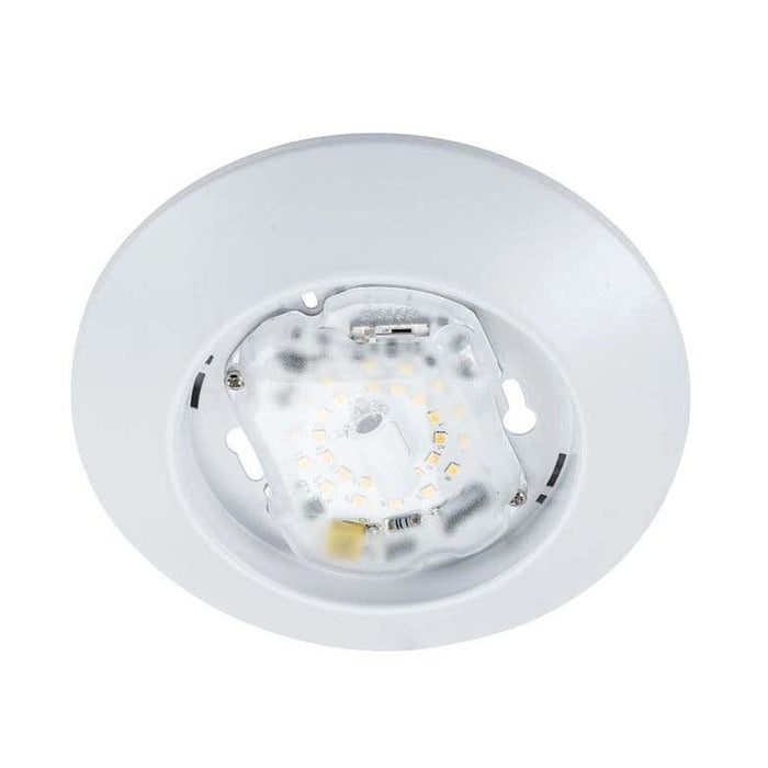 Keystone 4in Circular LED Residential Retrofit Disk Light. 120V Input, 10W, 3000K, 750 lumens, 80 CRI, TRIAC Dimming KT-LED10DL-4CA-830-DIM-CS