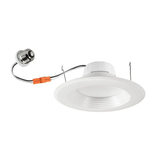 Keystone 6in Baffle Circular LED Commercial Downlight feat. Power Select and Color Select. 14/10/8W, 120V Input, 2700/3000/3500/4000/5000K, 90CRI, TRIAC Dimming, E26 Adapter Included KT-LED14PSRD-6CB-9CSF-DIM